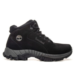 Bota Adventure em Couro Atlantic Preto Nobuck
