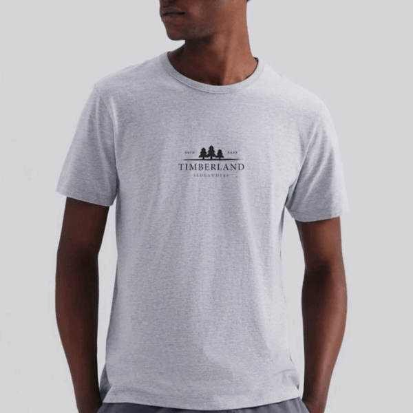 CAMISETA 3 TIMBER CINZA