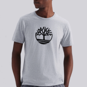 CAMISETA ALGODÃO REGULAR TIMBER 6000 REDONDO CINZA