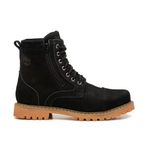 BOTA ADVENTURE EM COURO GUI PRETO