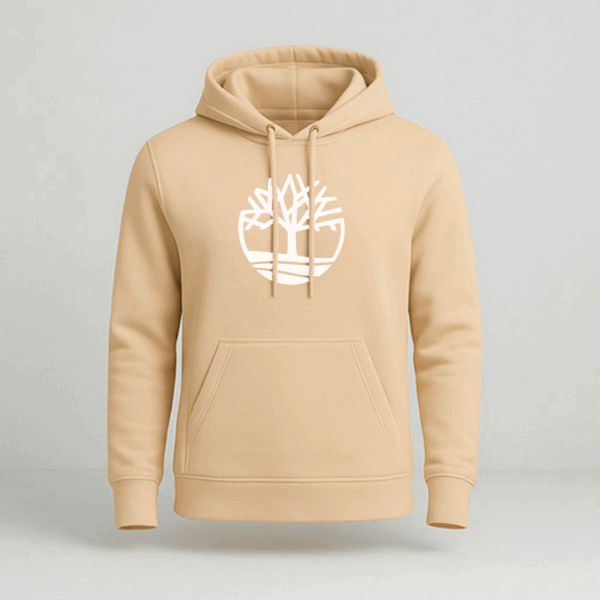 MOLETOM BEGE LOGO TIMBERLAND