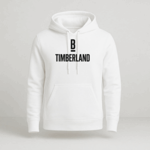 MOLETOM EM ALGODÃO CANGURO B TIMBER 300 BRANCO