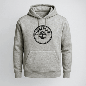 MOLETOM EM ALGODÃO CANGURO TIMBER REDONDO 200 CINZA