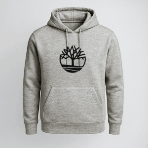 MOLETOM EM ALGODÃO CANGURO 100 CINZA