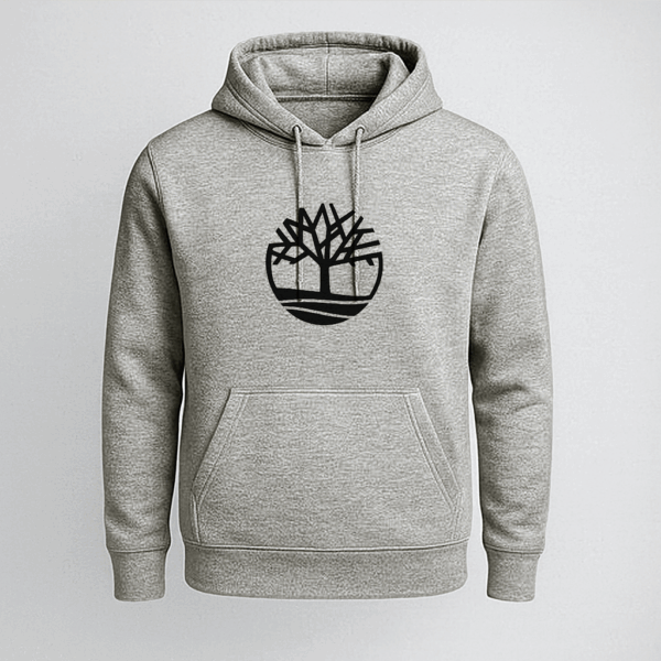 MOLETOM CINZA LOGO TIMBERLAND