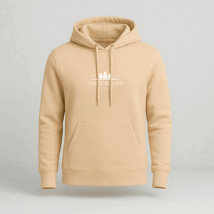 MOLETOM EM ALGODÃO CANGURO THREE TIMBER 500 BEGE