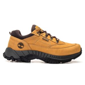 TÊNIS ADVENTURE EM COURO TRAIL YELLOW